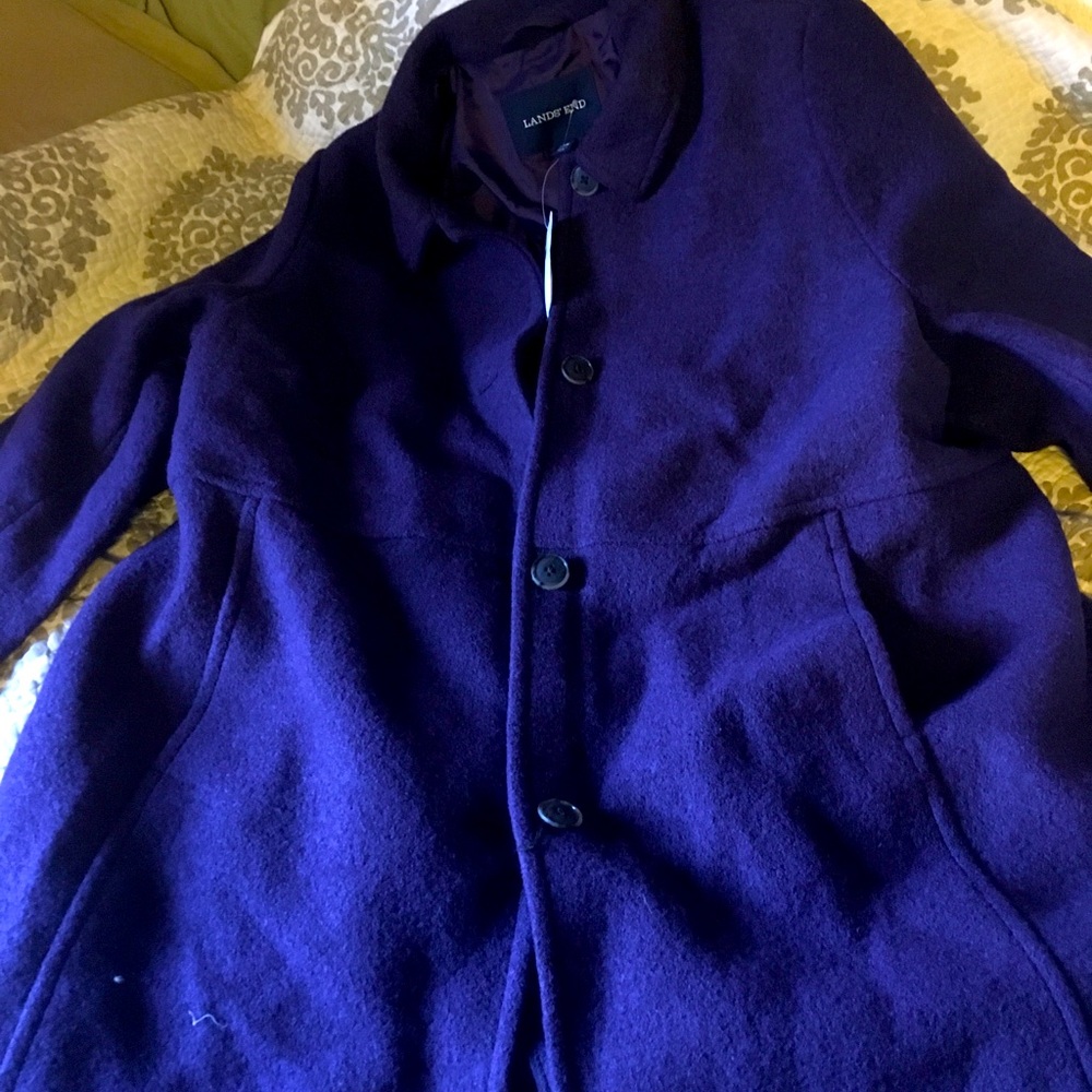 Lands End Wool Coat